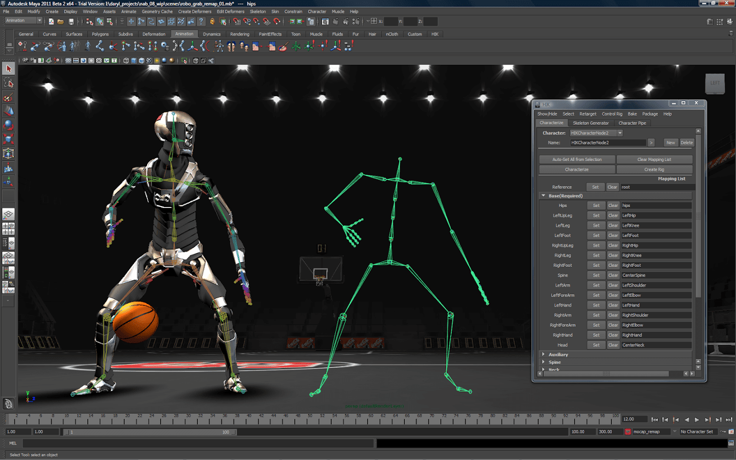 3D Animation and Character Rigging